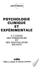 Psychologie clinique et expérimentale