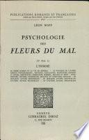 Psychologie des Fleurs de Mal: IV (Vol. 1) L'Homme