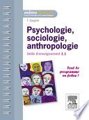 Psychologie, sociologie, anthropologie