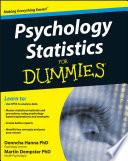 Psychology Statistics For Dummies