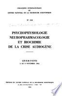 Psychophysiologie, neuropharmacologie et biochimie de la crise audiogène