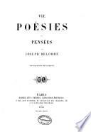 ptie. Vie, poésies et pensées de Joseph Delorme [pseud
