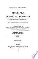 Publication industrielle des machines outils et appareils