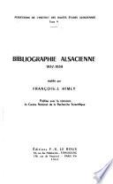 Publications de l'Institut des hautes études alsaciennes