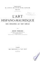 Publications de l'Institut des hautes études marocaines