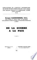 Publications de l'Institut universitaire de hautes études internationales, Genève