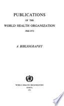 Publications de L'Organisation Mondiale de la Santé