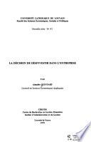 Publications de la Faculté des sciences économiques, sociales et politiques de l'Université catholique de Louvain