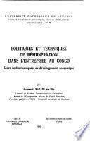 Publications de la Faculté des sciences économiques, sociales et politiques de l'Université catholique de Louvain