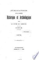 Publications de la Société Historique et Archéologique dans le Limbourg