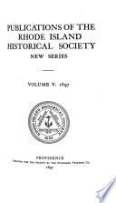 Publications of the Rhode Island Historical Society