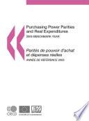 Purchasing Power Parities and Real Expenditures 2007 2005 Benchmark Year