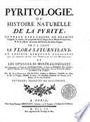 Pyritologie, Ou Histoire Naturelle De La Pyrite