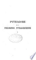 Pythagore et la philosophie pythagoricienne