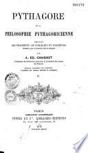 Pythagore et la philosophie pythagorienne