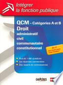 QCM - Droit administratif, civil, communautaire, constitutionnel