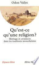 Qu'est-ce qu'une religion ?