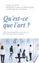 Qu'est-ce que l'art?
