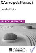 Qu'est-ce que la littérature ? de Jean-Paul Sartre