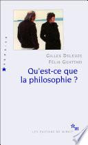 Qu'est-ce que la philosophie ?