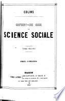 Qu'est-ce que la science sociale