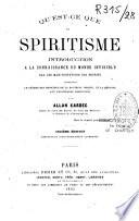 Qu'est-ce que le spiritisme?