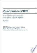 Quaderni del CIRM - Centro Interuniversitario di Ricerca sulle Metafore