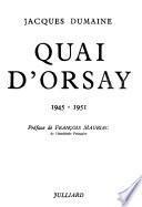 Quai d'Orsay (1945-1951)