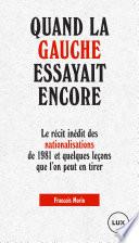 Quand la gauche essayait encore