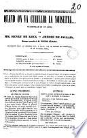 Quand on va cueillir la noisette... vaudeville en un acte par MM. Henry de Kock et Amedee de Jallais