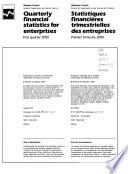 Quarterly Financial Statistics for Enterprises