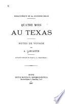 Quatre mois au Texas