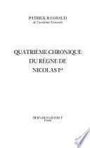 Quatrième chronique du règne de Nicolas Ier