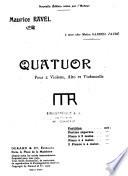 Quatuor pour 2 violons, Alto et Violoncelle