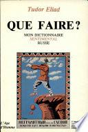 Que Faire?