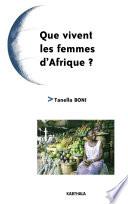 Que vivent les femmes d'Afrique ?