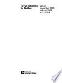 Quebec statistical review