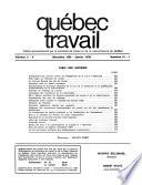 Québec travail