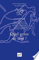 Quel genre de sexe ?