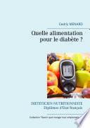Quelle alimentation pour le diabète ?