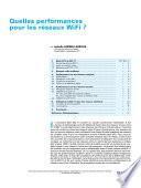 Quelles Performances Pour les Reseaux WiFi