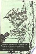 Quelques remarques a propos de l'influence italienne dans une œuvre d'Albert Durer