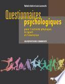 Questionnaires psychologiques pour l’activité physique, le sport et l’exercice