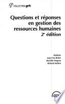 Questions et réponses en gestion des ressources humaines