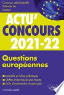 Questions européennes 2021-2022 - Cours et QCM