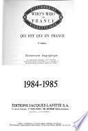 Qui est qui en France