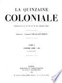Quinzaine coloniale