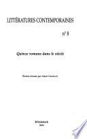 Quinze romans dans le siècle