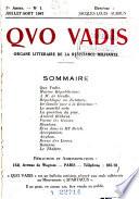 Quo vadis