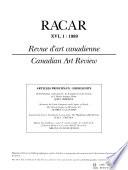 RACAR, Revue D'art Canadienne